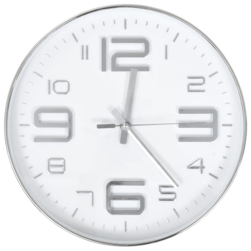 Load image into Gallery viewer, Vidaxl wandklok 30 cm zilverkleurig
