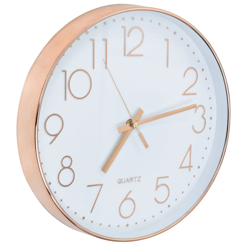 Load image into Gallery viewer, Vidaxl wandklok 30 cm roségoud
