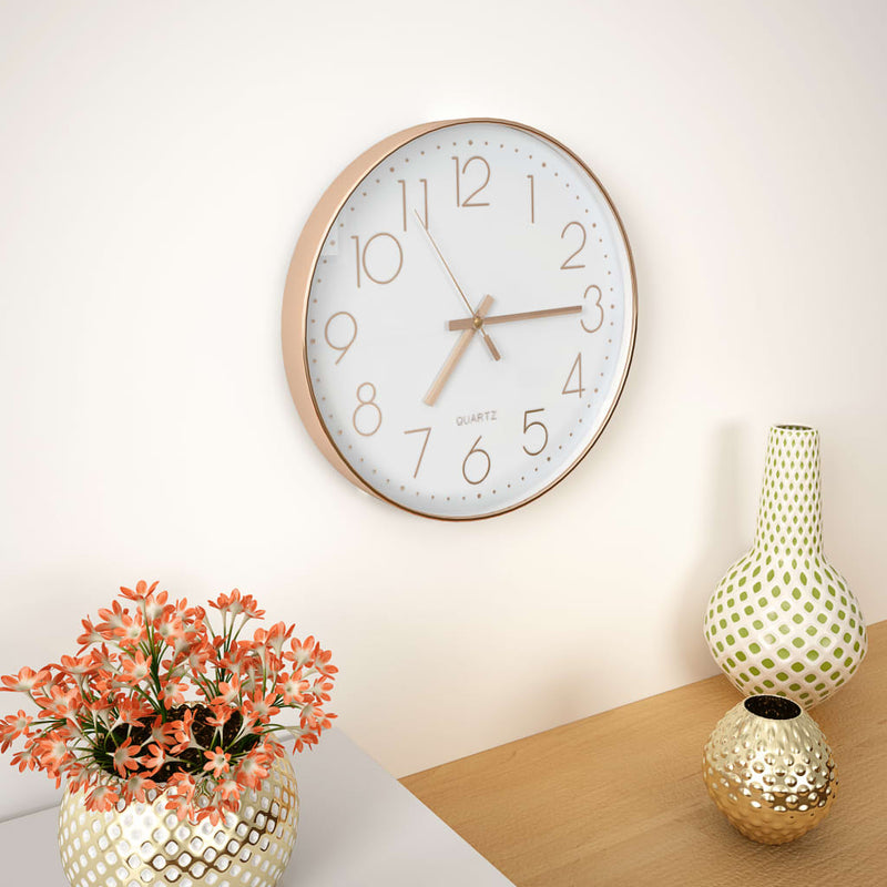 Load image into Gallery viewer, Vidaxl wandklok 30 cm roségoud
