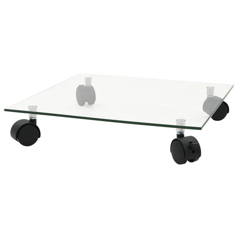 Load image into Gallery viewer, Vidaxl plantenrollers vierkant 35x35 cm gehard glas 2 st
