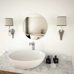Vidaxl wandspiegel rond 40 cm glas