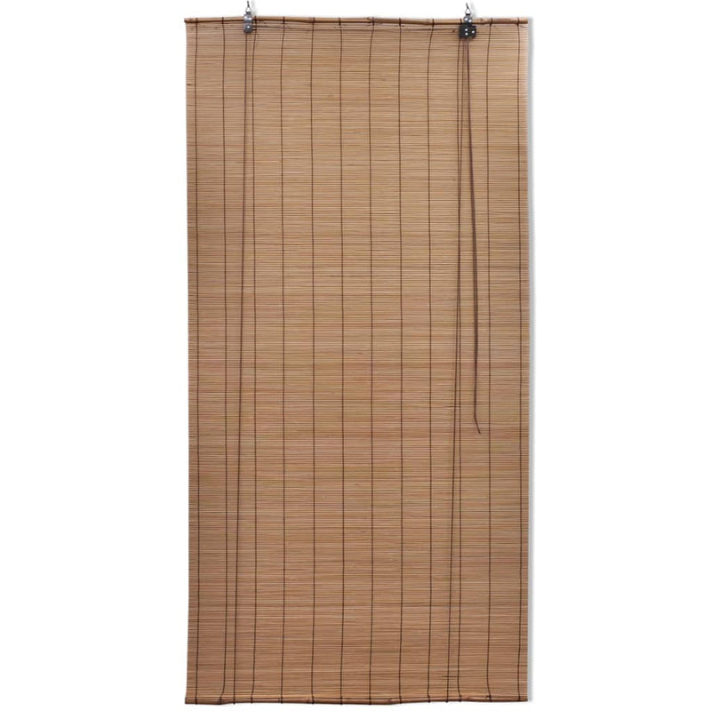 Load image into Gallery viewer, Vidaxl rolgordijn 100x220 cm bamboe bruin

