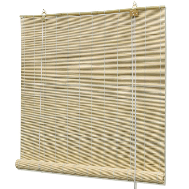 Load image into Gallery viewer, Vidaxl rolgordijn 150x160 cm bamboe naturel
