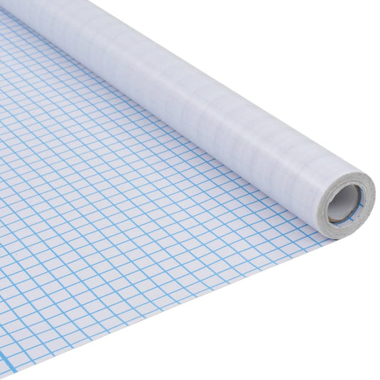 Vidaxl raamfolie strepenpatroon mat 0,9x5 m pvc
