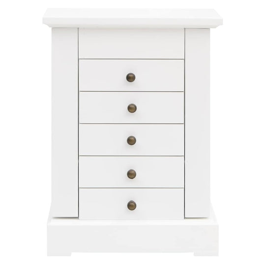 Vidaxl sieradenkastje met spiegel 25x13,5x34 cm mdf