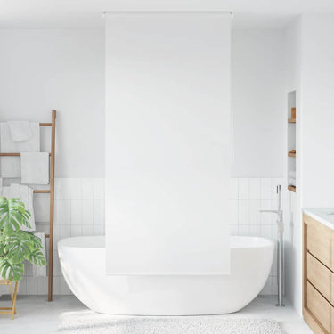 Vidaxl rolgordijn voor douche 100x240 cm wit