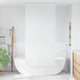 Vidaxl rolgordijn voor douche 120x240 cm wit