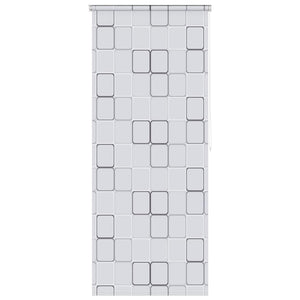 Vidaxl rolgordijn voor douche 100x240 cm vierkant