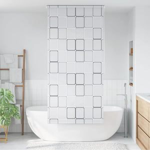 Vidaxl rolgordijn voor douche 120x240 cm vierkant