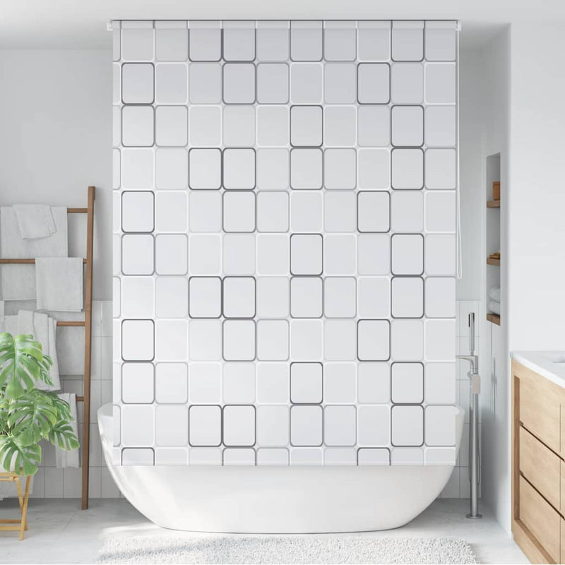 Load image into Gallery viewer, Vidaxl rolgordijn voor douche 140x240 cm vierkant
