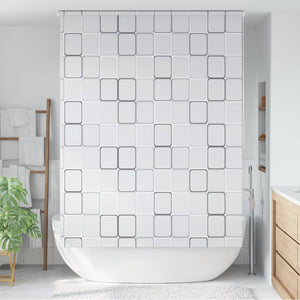 Vidaxl rolgordijn voor douche 160x240 cm vierkant