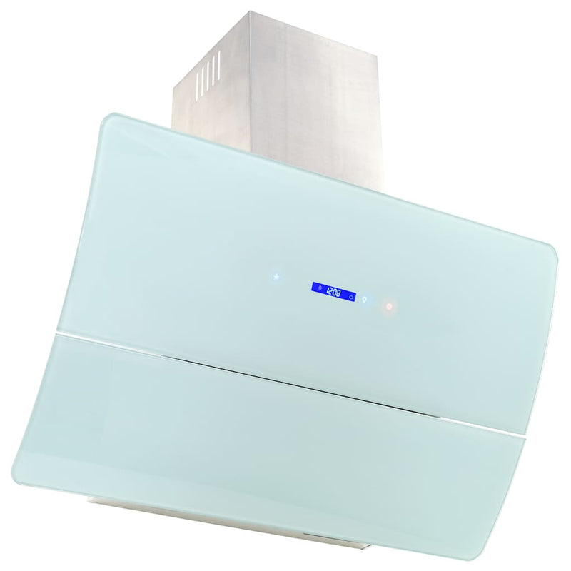 Load image into Gallery viewer, VidaXL Wandafzuigkap 756 m³ u 90 cm roestvrij staal wit
