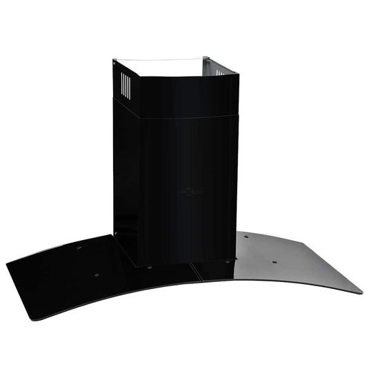 Vidaxl wandafzuigkap 756 m³ u 90 cm roestvrij staal zwart