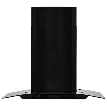 Vidaxl wandafzuigkap 756 m³ u 60 cm roestvrij staal zwart