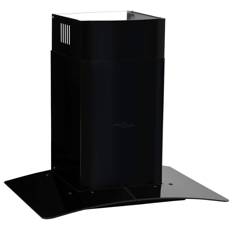 Load image into Gallery viewer, Vidaxl wandafzuigkap 756 m³ u 60 cm roestvrij staal zwart
