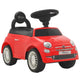 Vidaxl loopauto fiat 500 rood