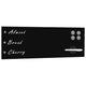 Vidaxl schoolbord voor aan de wand magnetisch 60x20 cm glas