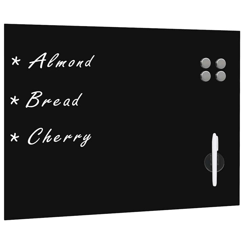 Load image into Gallery viewer, Vidaxl schoolbord voor aan de wand magnetisch 80x60 cm glas
