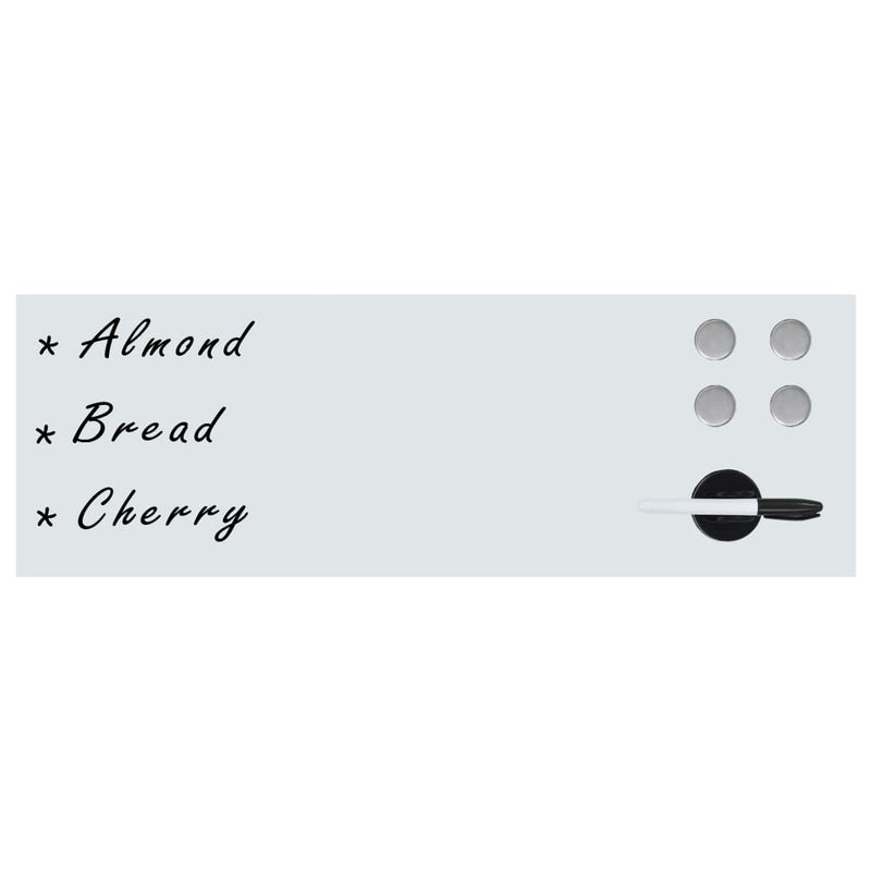 Load image into Gallery viewer, Vidaxl whiteboard voor aan de wand magnetisch 60x20 cm glas
