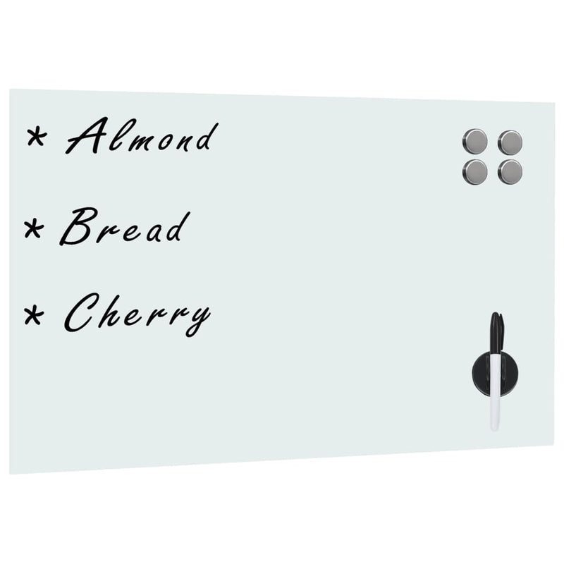 Load image into Gallery viewer, Vidaxl whiteboard voor aan de wand magnetisch 60x40 cm glas
