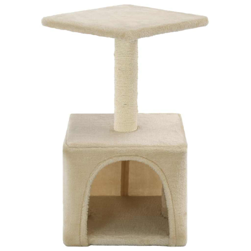 Load image into Gallery viewer, Vidaxl kattenkrabpaal met sisal krabpaal 55 cm beige
