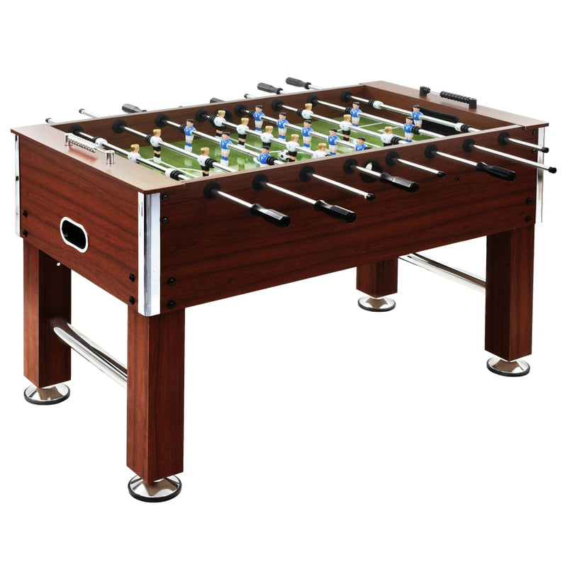 Load image into Gallery viewer, VidaXL Voetbaltafel 60 kg 140x74,5x87,5 cm staal bruin
