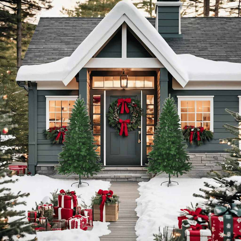 Load image into Gallery viewer, VidaXL Kunstkerstboom met levensechte naalden 150 cm groen
