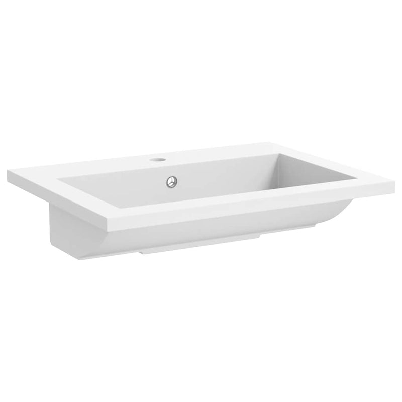 Afbeelding laden in galerijviewer, Vidaxl wasbak 600x450x120 mm graniet wit
