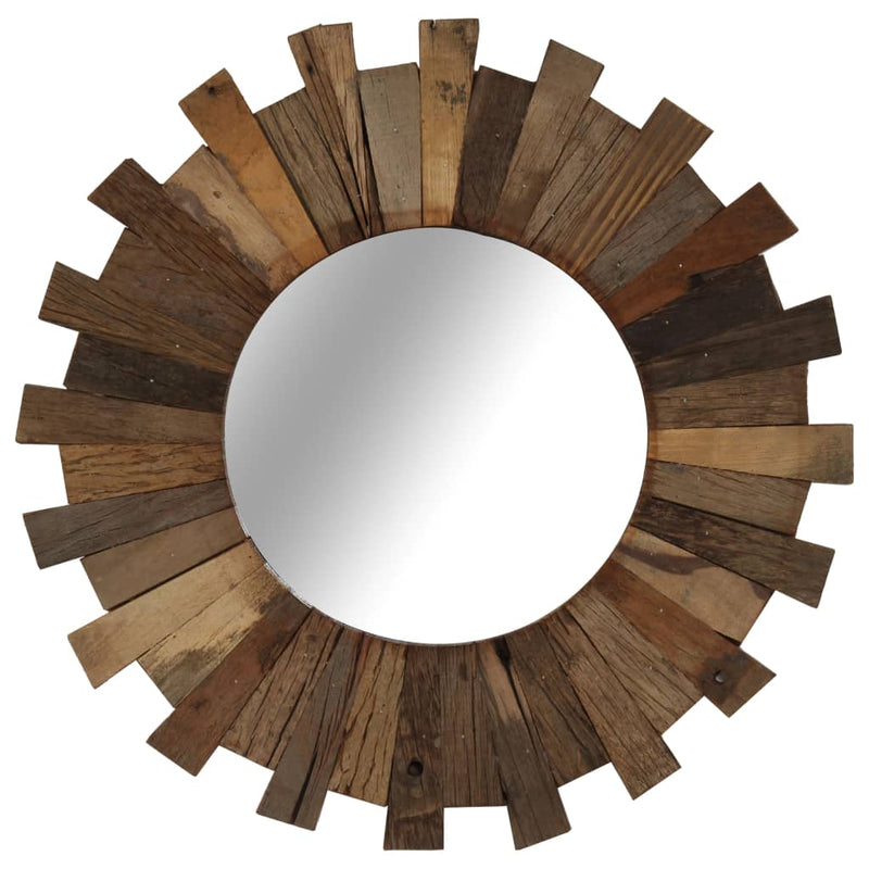 Load image into Gallery viewer, VidaXL Wandspiegel 50 cm massief gerecycled hout
