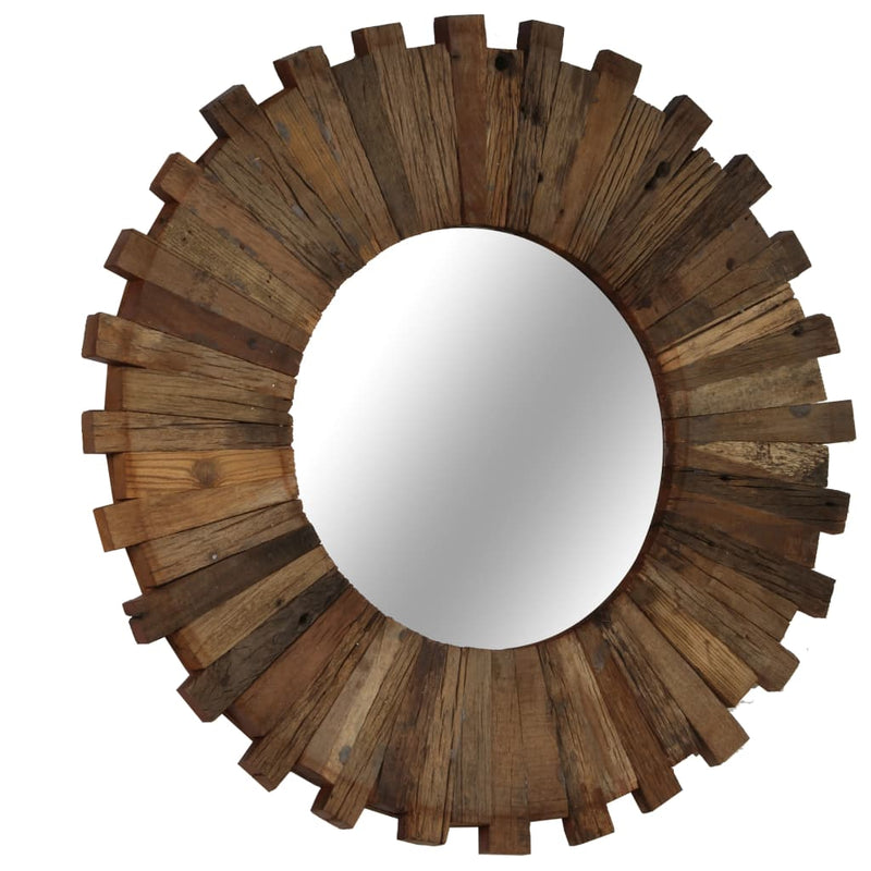 Load image into Gallery viewer, VidaXL Wandspiegel 50 cm massief gerecycled hout
