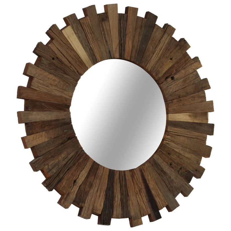 Load image into Gallery viewer, VidaXL Wandspiegel 50 cm massief gerecycled hout

