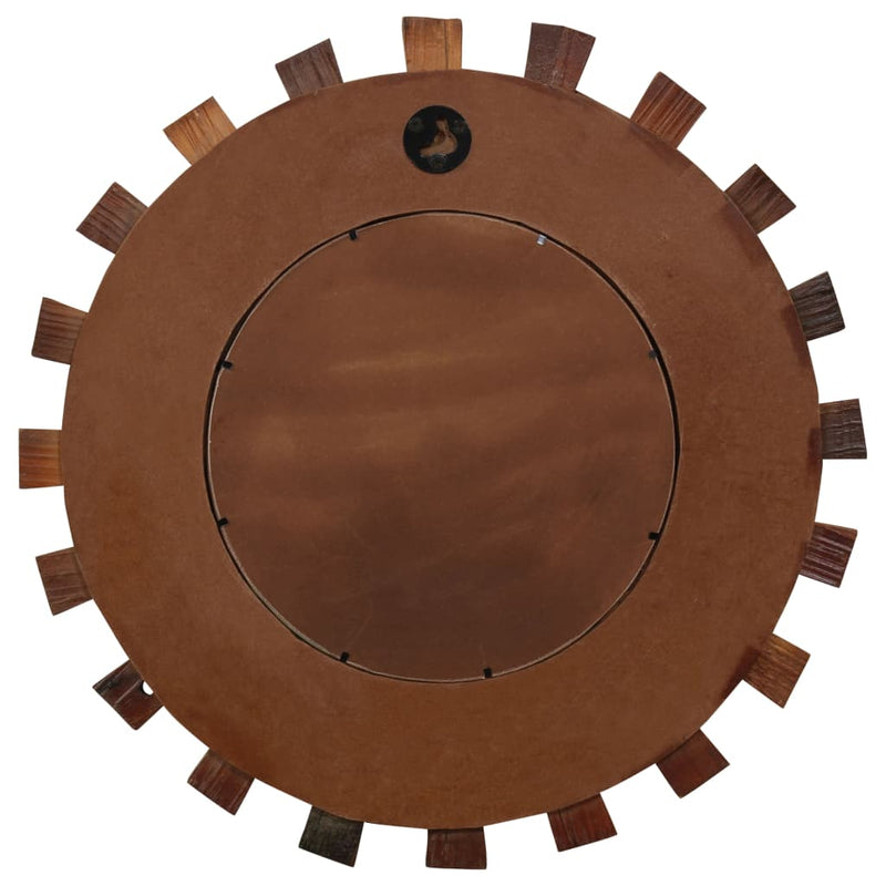 Load image into Gallery viewer, Vidaxl wandspiegel 70 cm massief gerecycled hout
