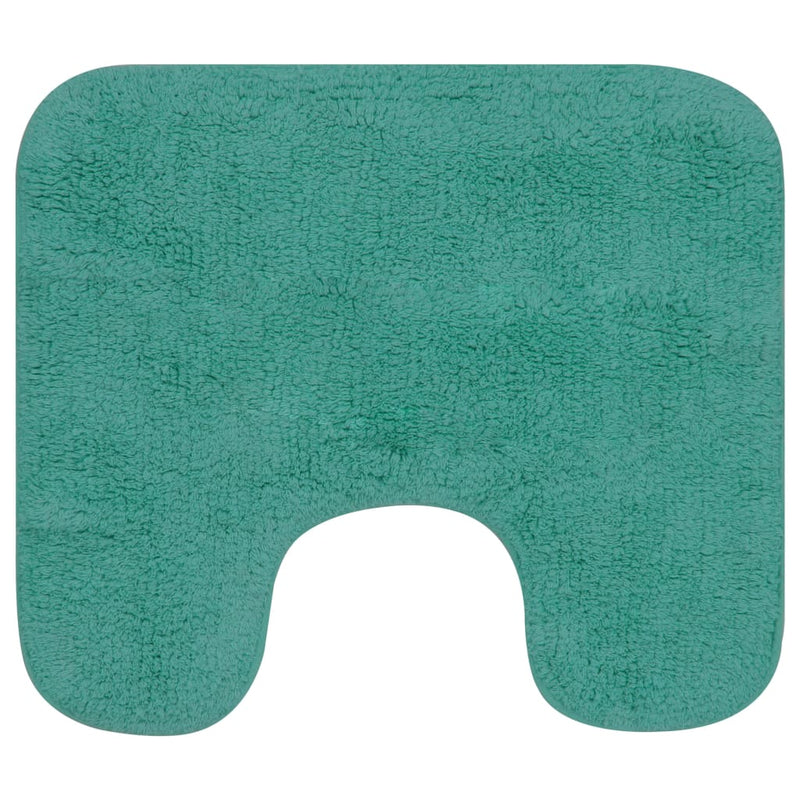 Load image into Gallery viewer, Vidaxl badmattenset stof turquoise 2-delig
