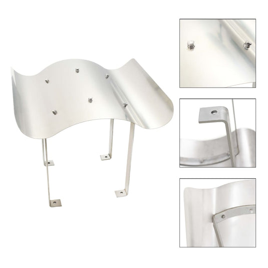 Vidaxl schoorsteenkap roestvrij staal 60 x 80 x 39 cm