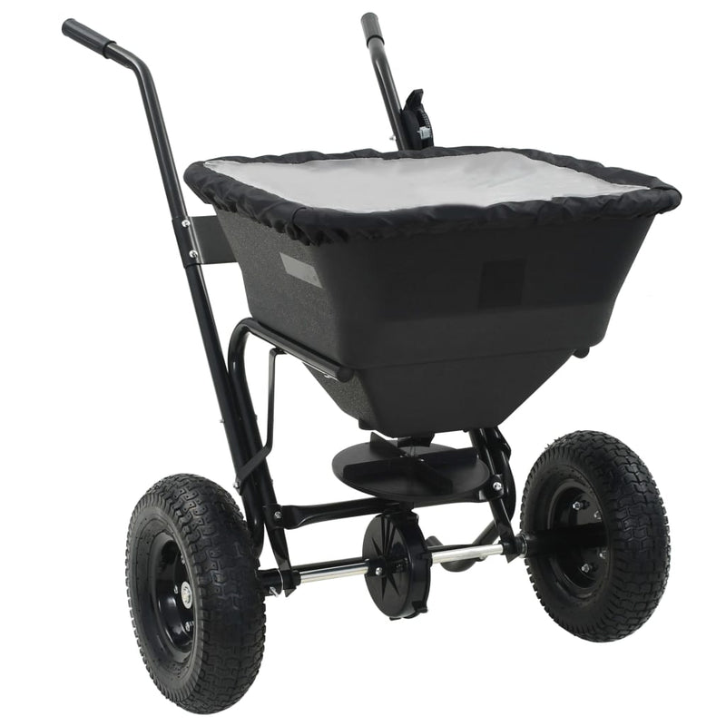 Afbeelding laden in galerijviewer, Vidaxl strooiwagen duwmodel 45 l 106x73x76 cm pvc en staal
