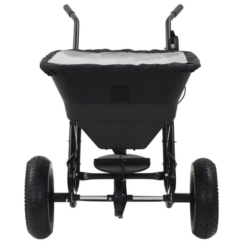 Afbeelding laden in galerijviewer, Vidaxl strooiwagen duwmodel 45 l 106x73x76 cm pvc en staal
