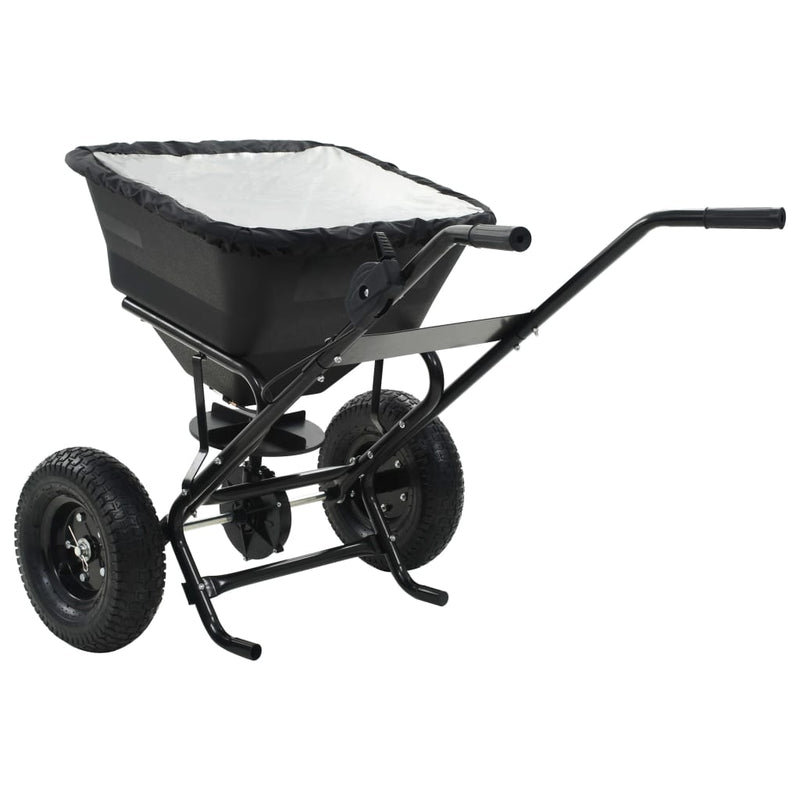 Afbeelding laden in galerijviewer, Vidaxl strooiwagen duwmodel 45 l 106x73x76 cm pvc en staal
