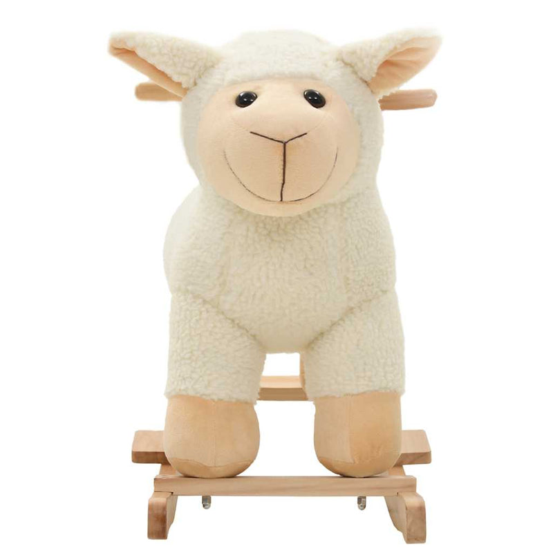 Load image into Gallery viewer, Vidaxl hobbeldier schaap 78x34x58 cm pluche wit

