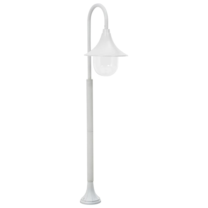 Load image into Gallery viewer, Vidaxl paalverlichting tuin e27 120 cm aluminium wit
