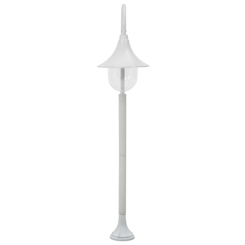 Load image into Gallery viewer, Vidaxl paalverlichting tuin e27 120 cm aluminium wit
