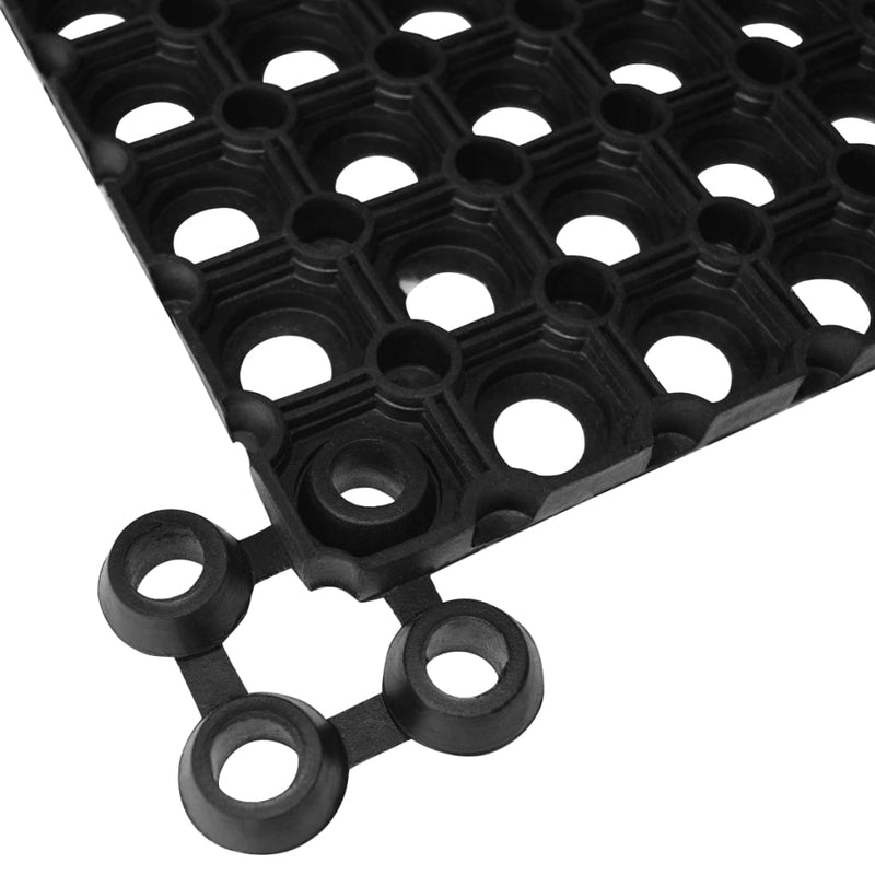 Load image into Gallery viewer, Vidaxl matverbinders 10 st rubber zwart
