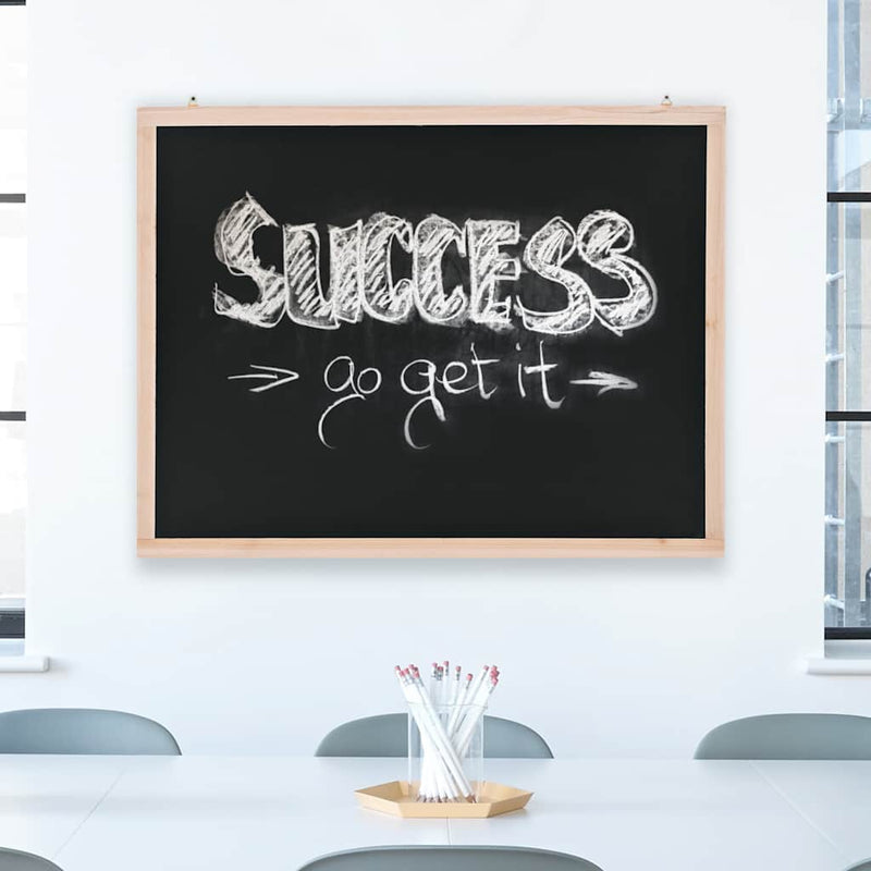 Load image into Gallery viewer, Vidaxl krijtbord voor aan de wand 60x80 cm cederhout
