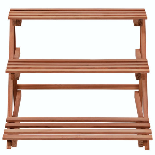 Vidaxl plantenstandaard 3-laags 48x45x40 cm cederhout