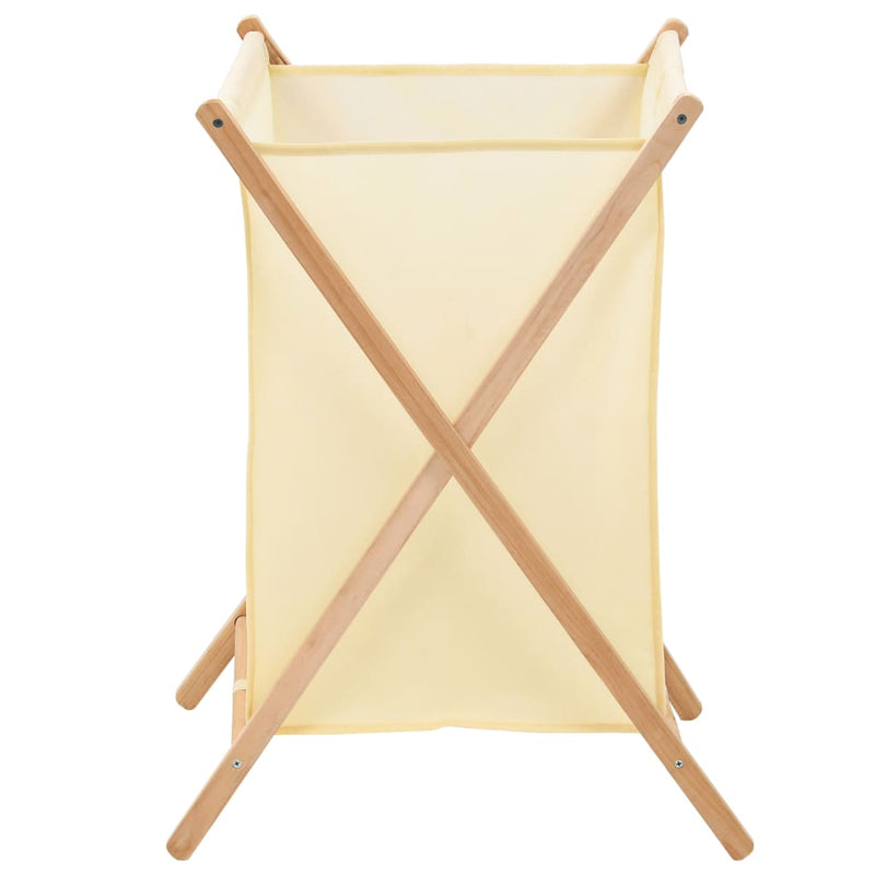 Load image into Gallery viewer, Vidaxl wasmand 42x41x64 cm cederhout en stof beige
