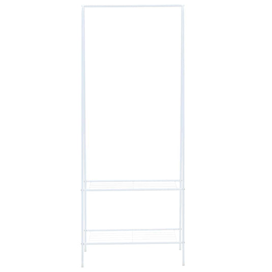 Vidaxl kledingrek 59x35x150 cm wit