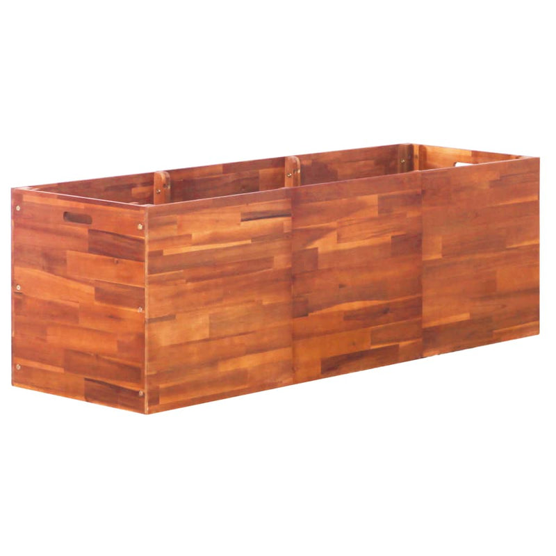 Afbeelding laden in galerijviewer, Vidaxl plantenbak verhoogd 150x50x50 cm acaciahout
