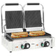 Vidaxl panini grill dubbel gegroefd 3600 w 57x30,5x20 cm