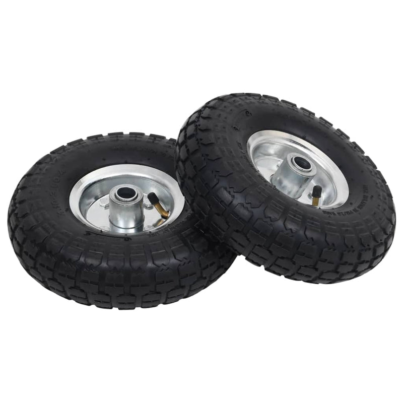 Load image into Gallery viewer, Vidaxl steekwagenwielen 4,10 3,50-4 (260x83) rubber 2 st
