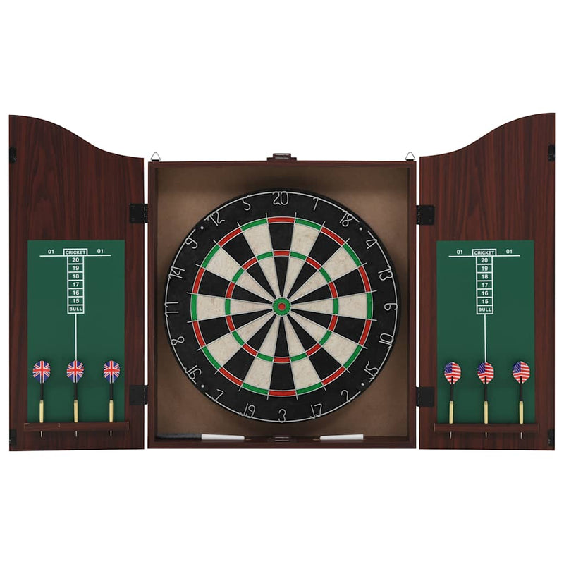 Load image into Gallery viewer, Vidaxl dartbord professioneel met kast en 6 darts sisal
