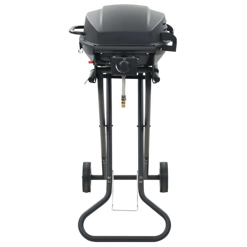 Load image into Gallery viewer, Vidaxl gasbarbecue met kookzone draagbaar zwart
